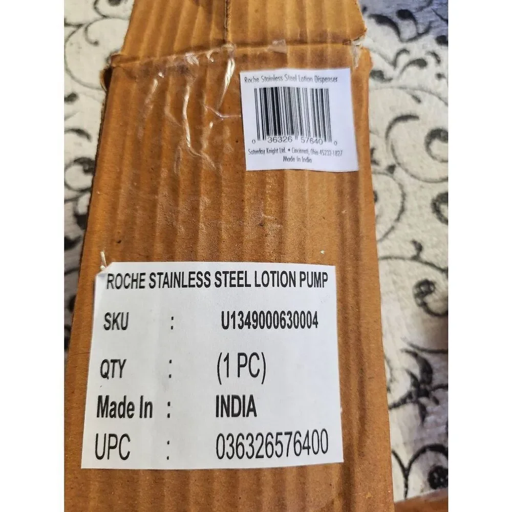 Roche Stainless Steel Lotion Dispenser